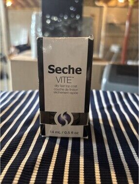 Seche Vite Dry Fast Top Coat Nail Polish 14ml Clear Quick Dry Shine